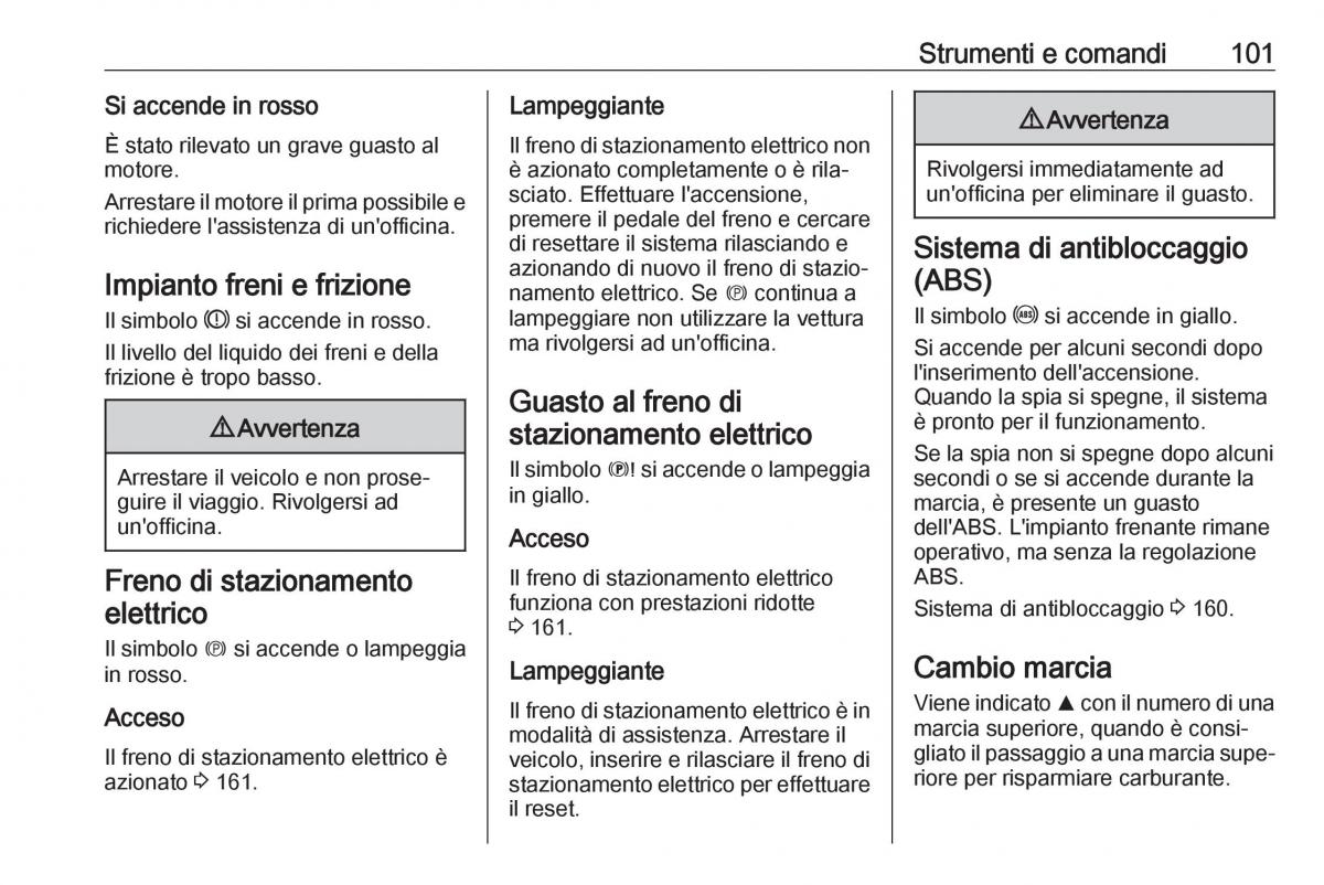 Opel Grandland X manuale del proprietario / page 103