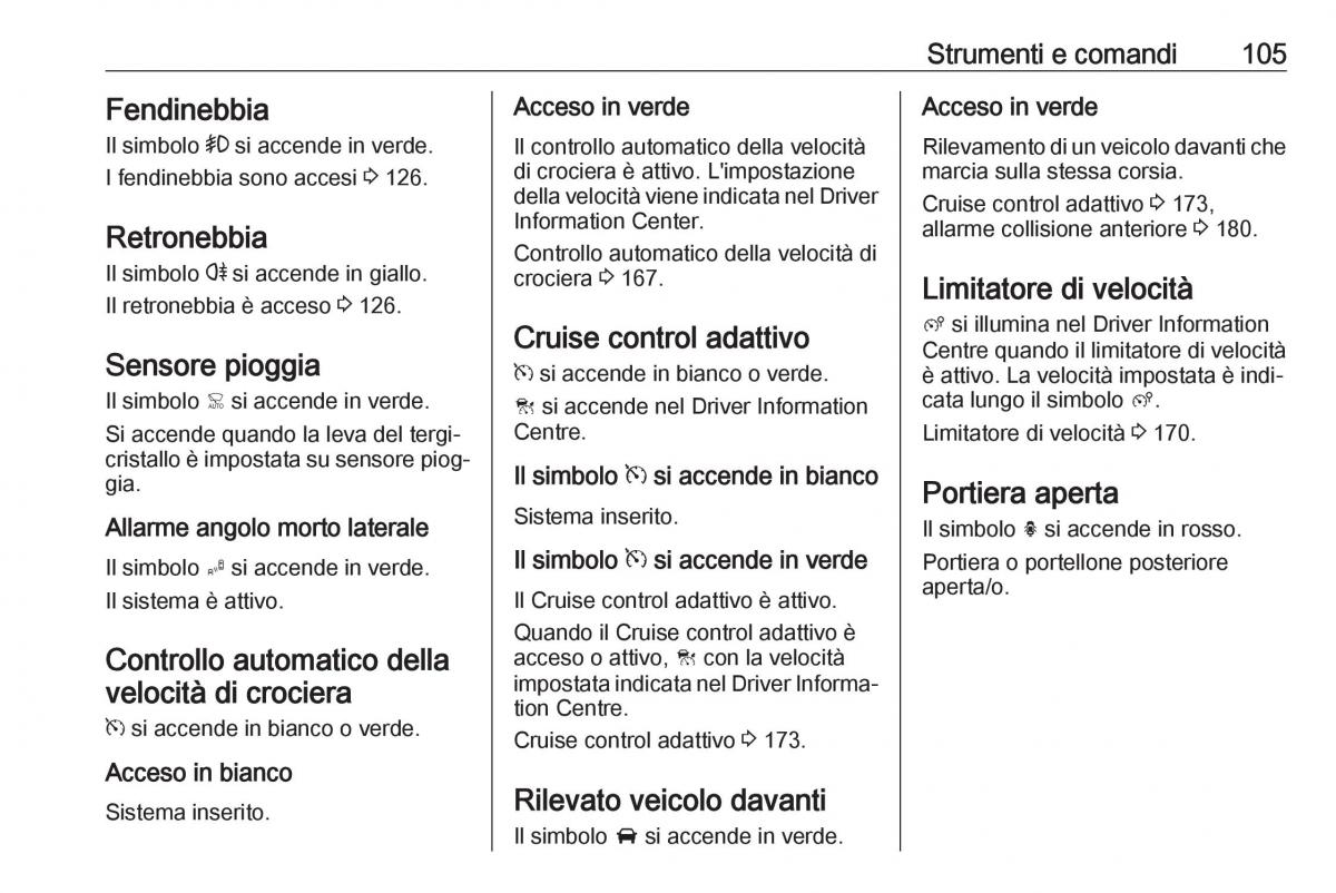 Opel Grandland X manuale del proprietario / page 107