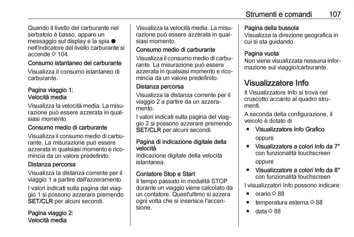 Opel Grandland X manuale del proprietario / page 109