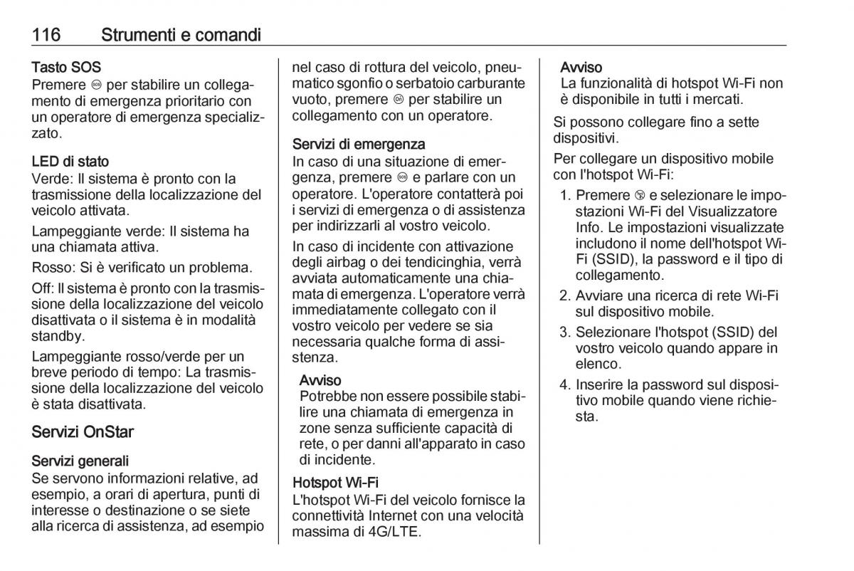 Opel Grandland X manuale del proprietario / page 118