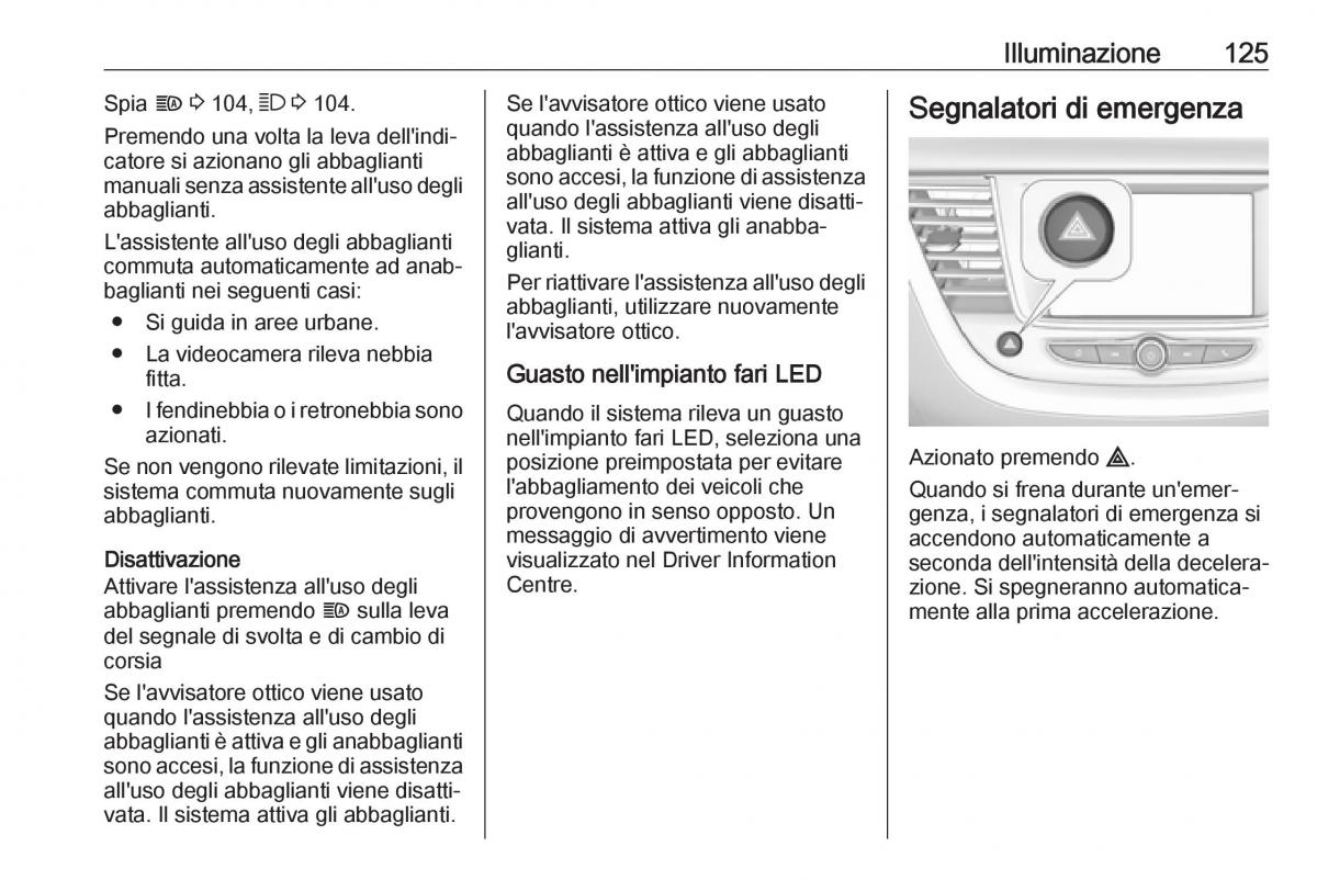 Opel Grandland X manuale del proprietario / page 127