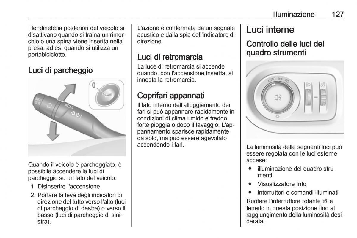 Opel Grandland X manuale del proprietario / page 129