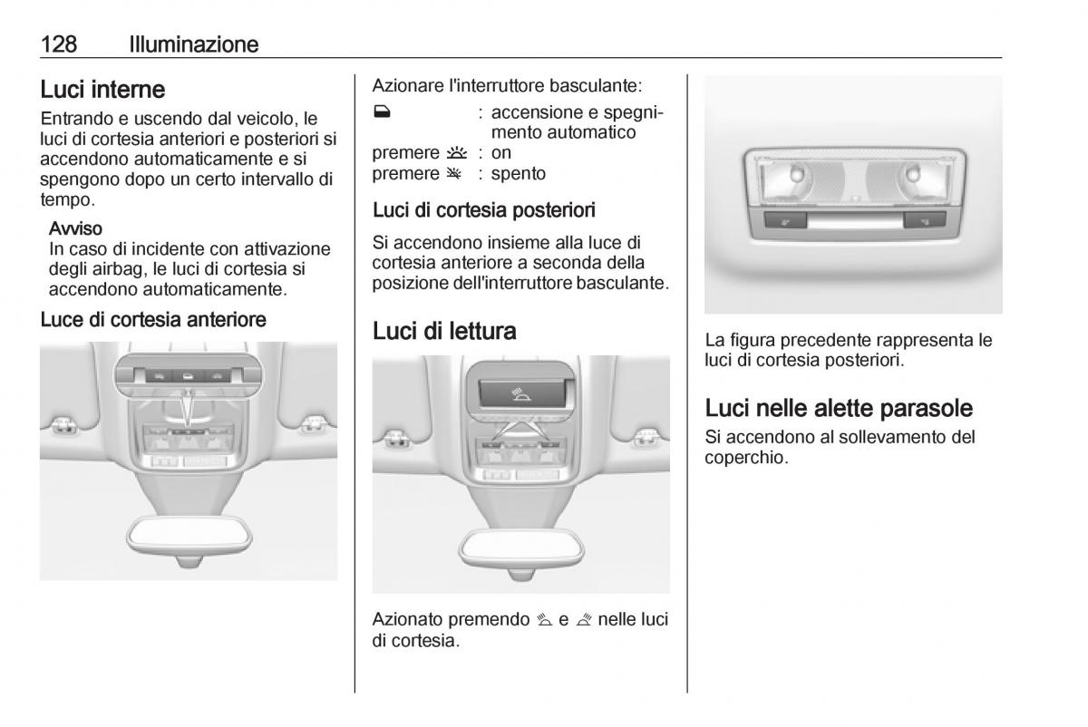 Opel Grandland X manuale del proprietario / page 130