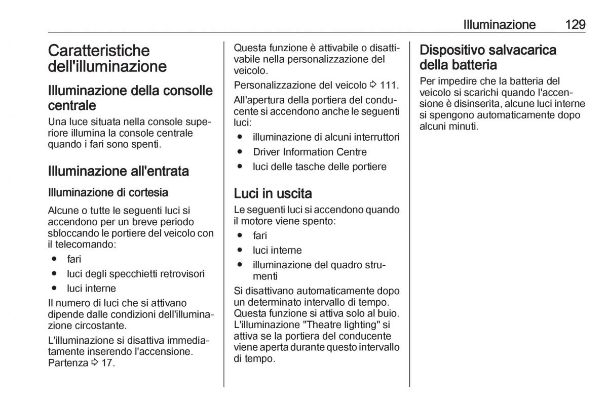 Opel Grandland X manuale del proprietario / page 131