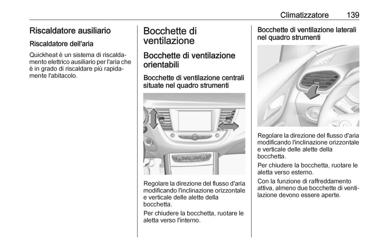 Opel Grandland X manuale del proprietario / page 141