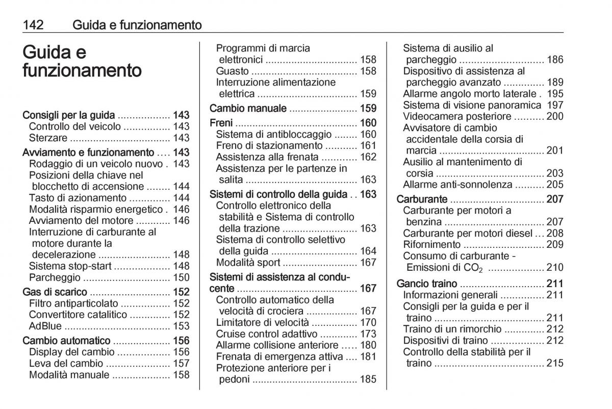 Opel Grandland X manuale del proprietario / page 144