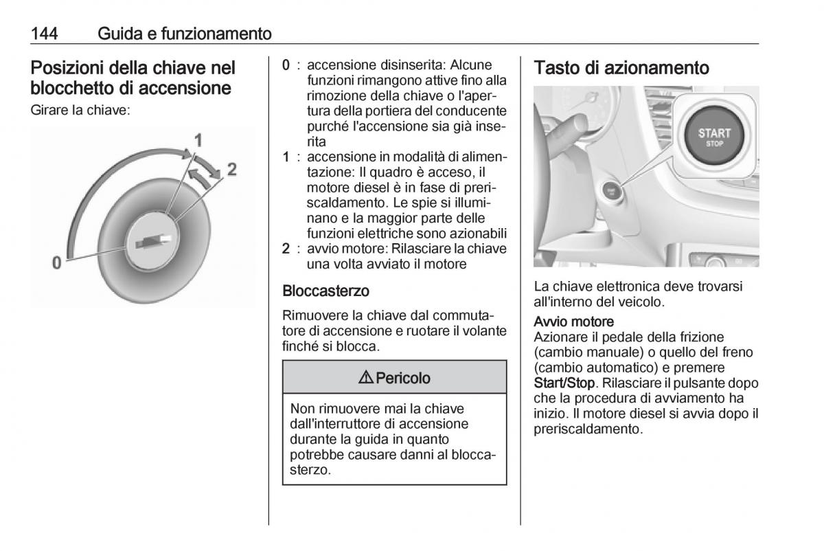 Opel Grandland X manuale del proprietario / page 146