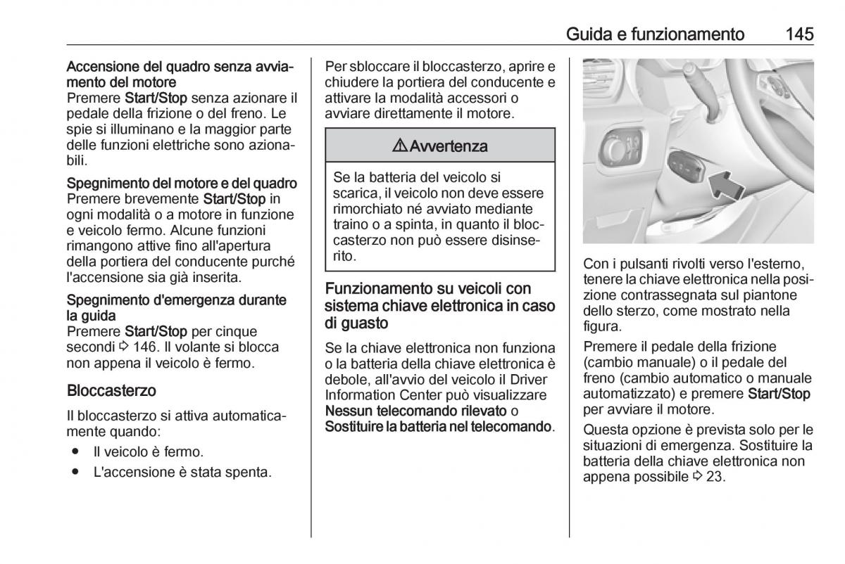 Opel Grandland X manuale del proprietario / page 147