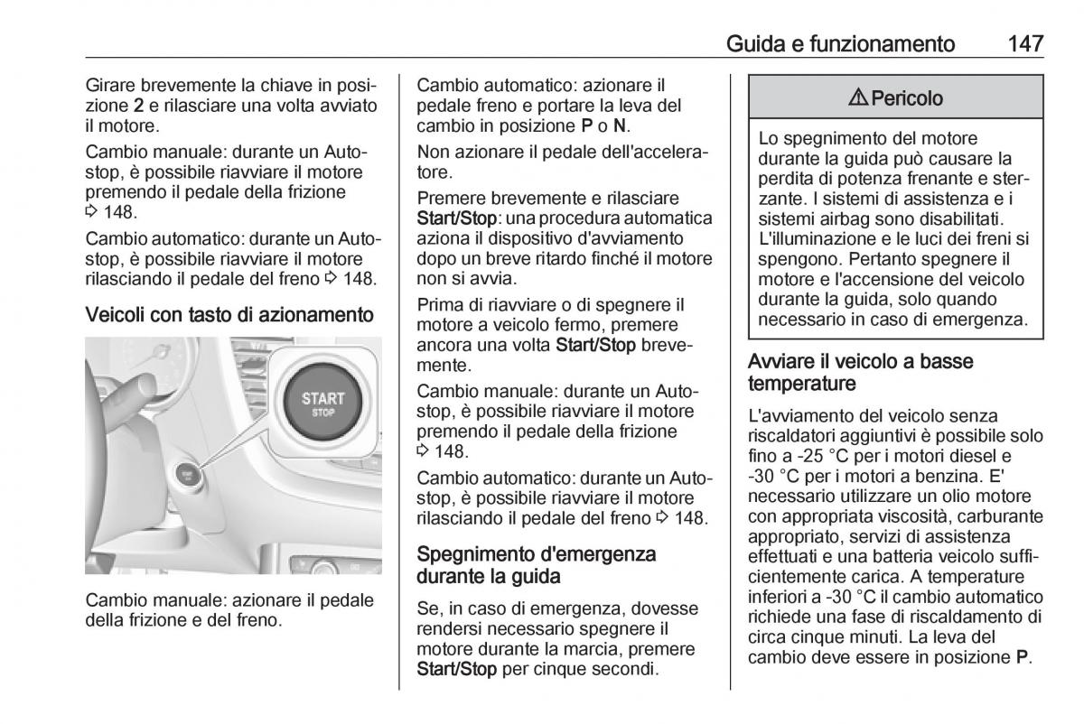 Opel Grandland X manuale del proprietario / page 149