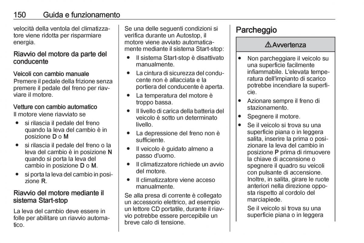 Opel Grandland X manuale del proprietario / page 152