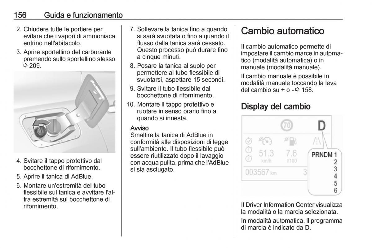 Opel Grandland X manuale del proprietario / page 158