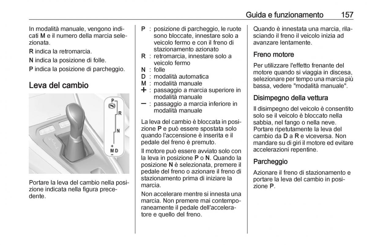 Opel Grandland X manuale del proprietario / page 159