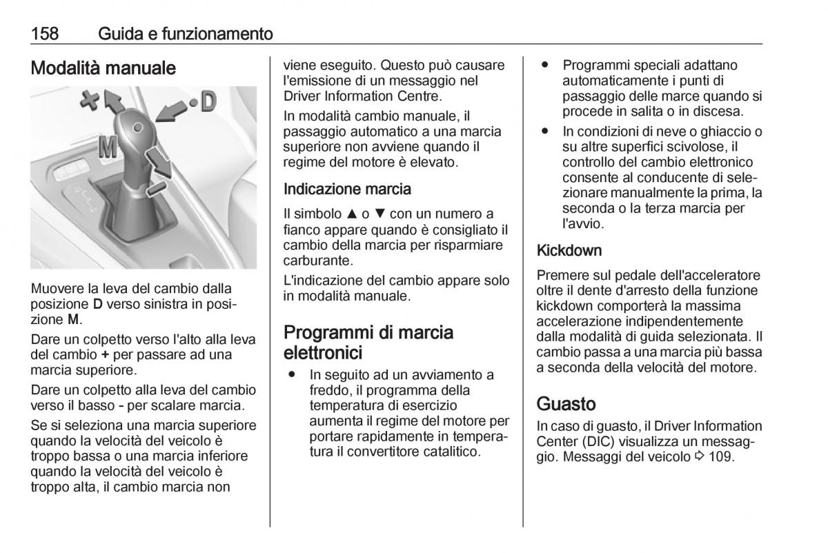 Opel Grandland X manuale del proprietario / page 160