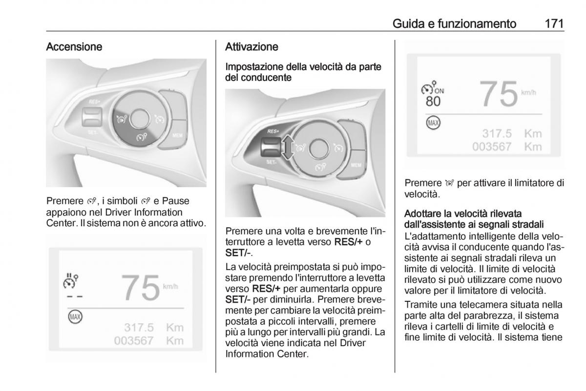 Opel Grandland X manuale del proprietario / page 173