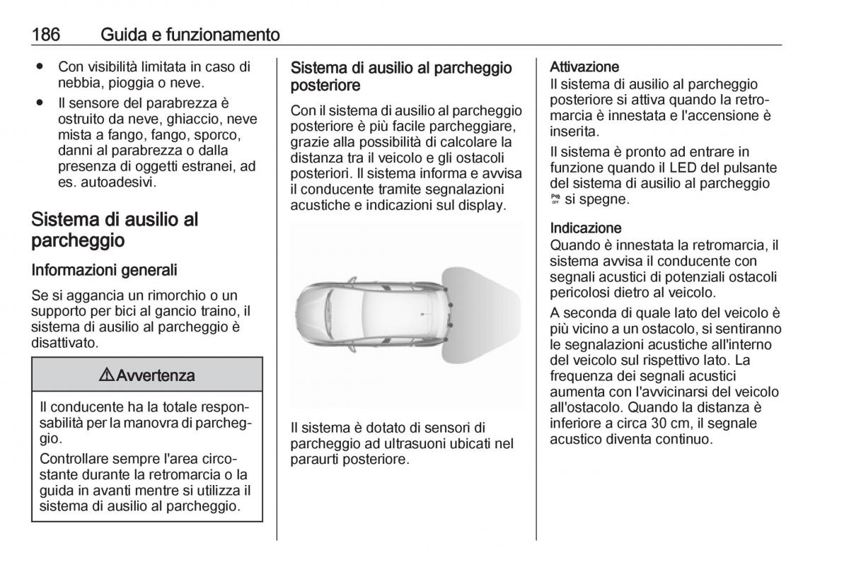 Opel Grandland X manuale del proprietario / page 188