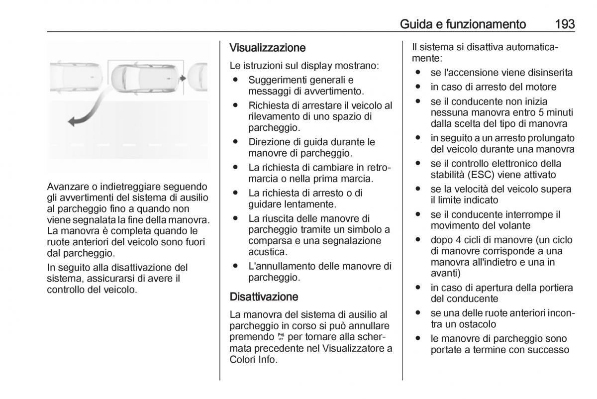 Opel Grandland X manuale del proprietario / page 195