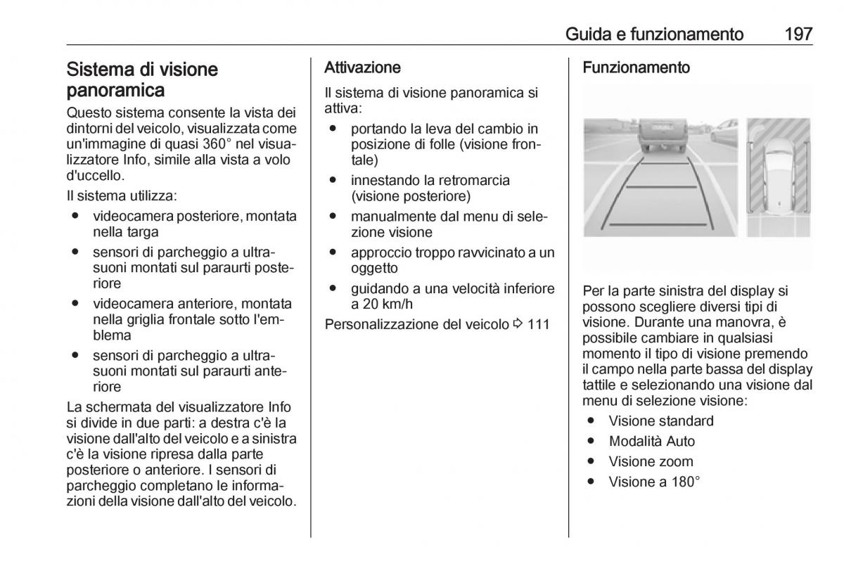 Opel Grandland X manuale del proprietario / page 199