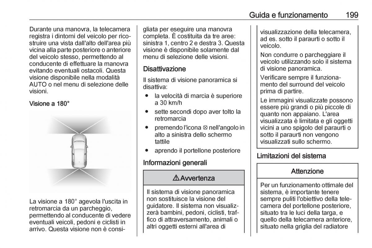 Opel Grandland X manuale del proprietario / page 201