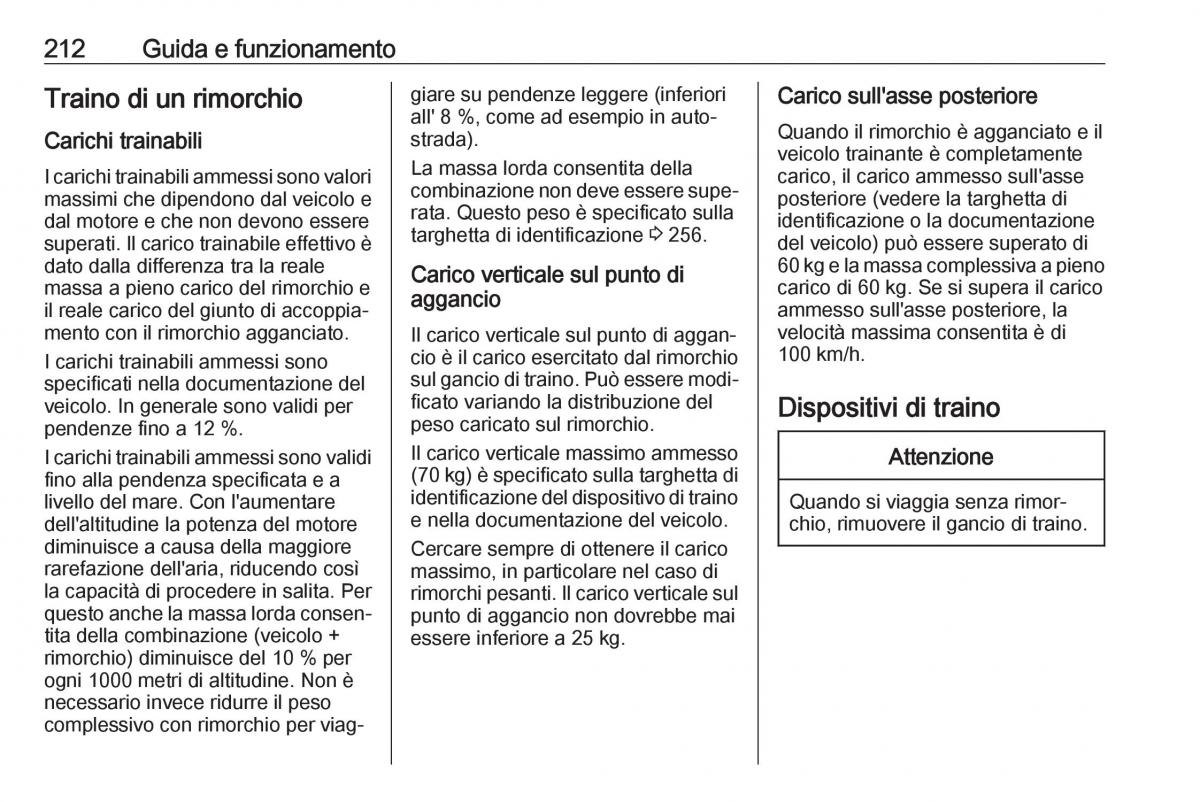 Opel Grandland X manuale del proprietario / page 214