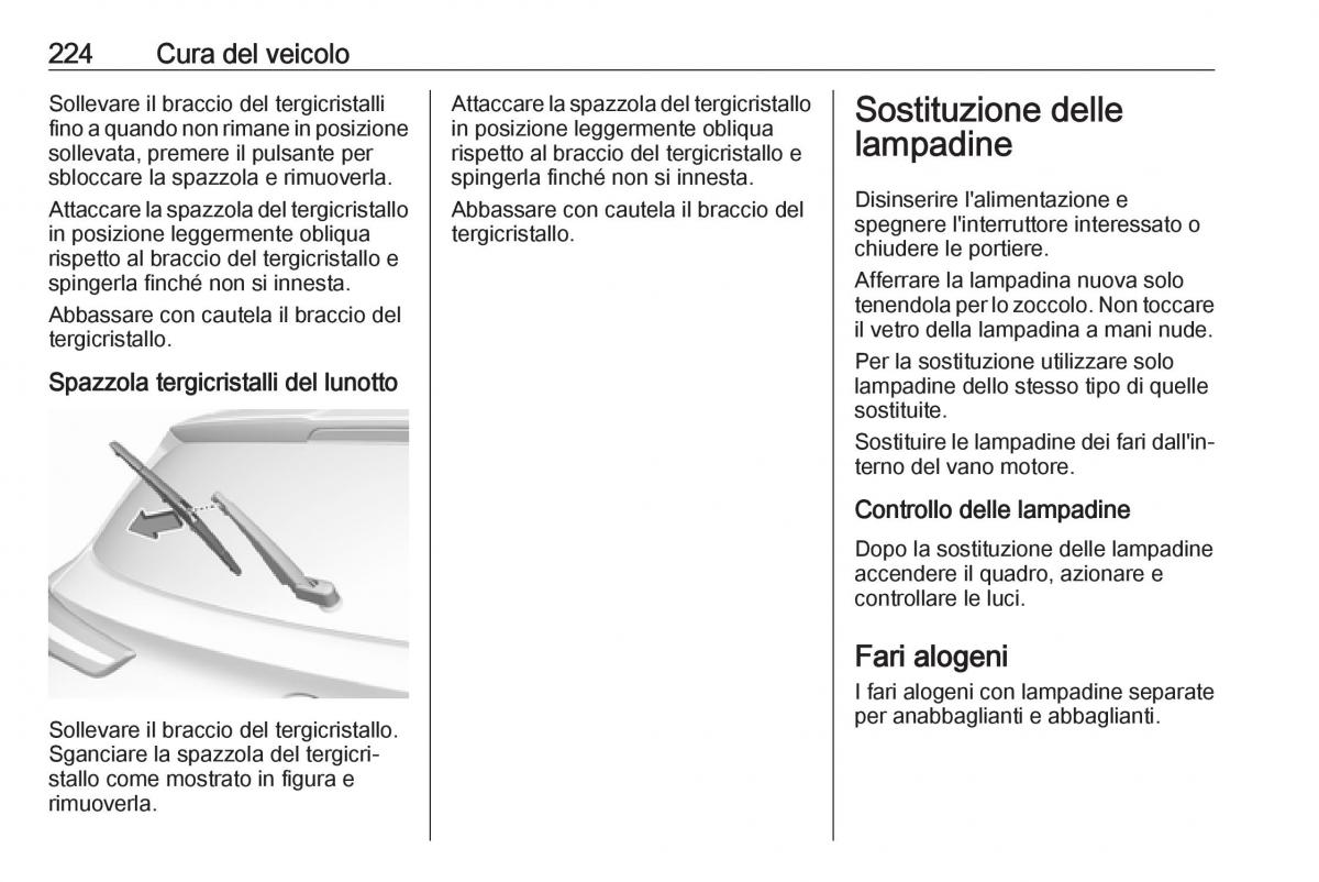 Opel Grandland X manuale del proprietario / page 226