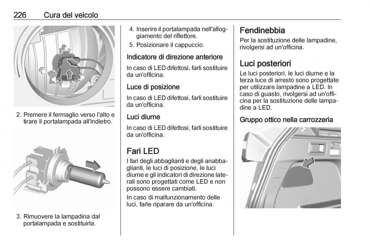 Opel Grandland X manuale del proprietario / page 228