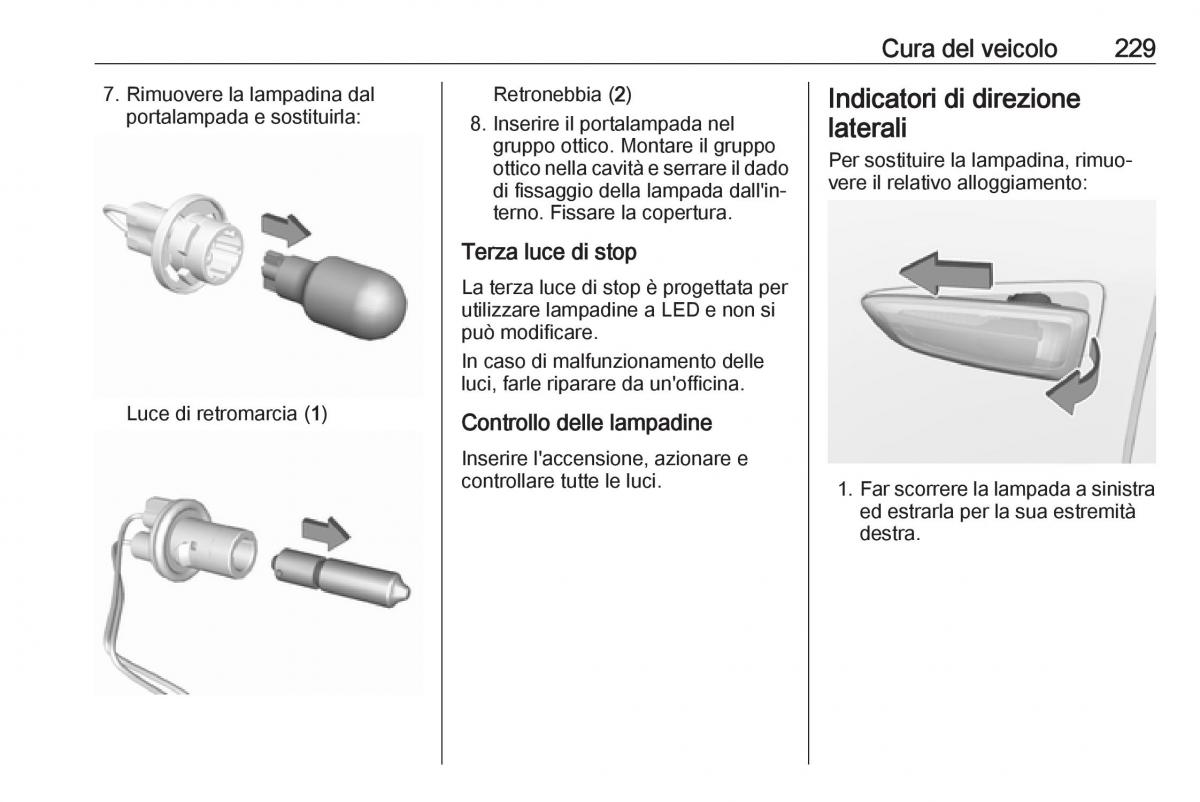 Opel Grandland X manuale del proprietario / page 231