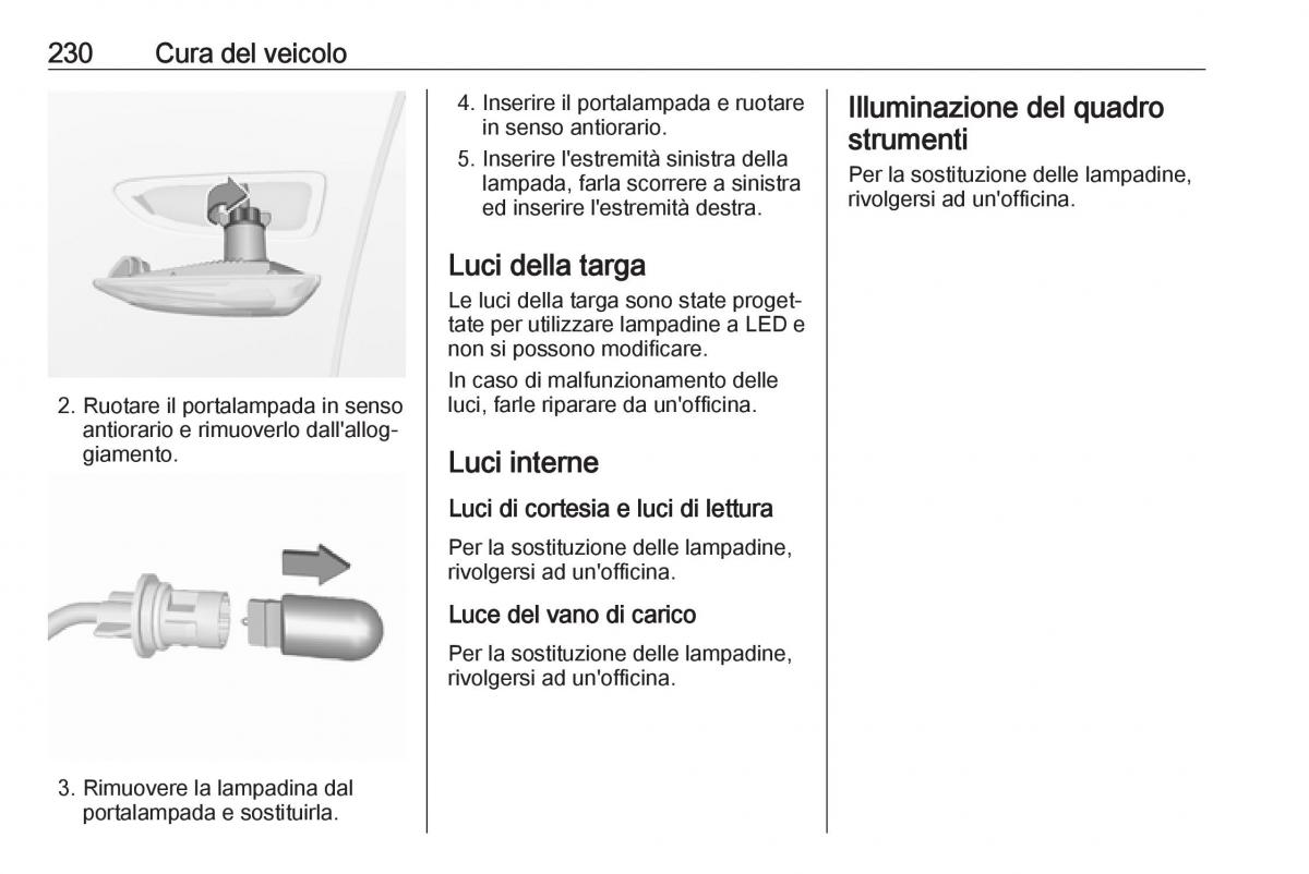 Opel Grandland X manuale del proprietario / page 232