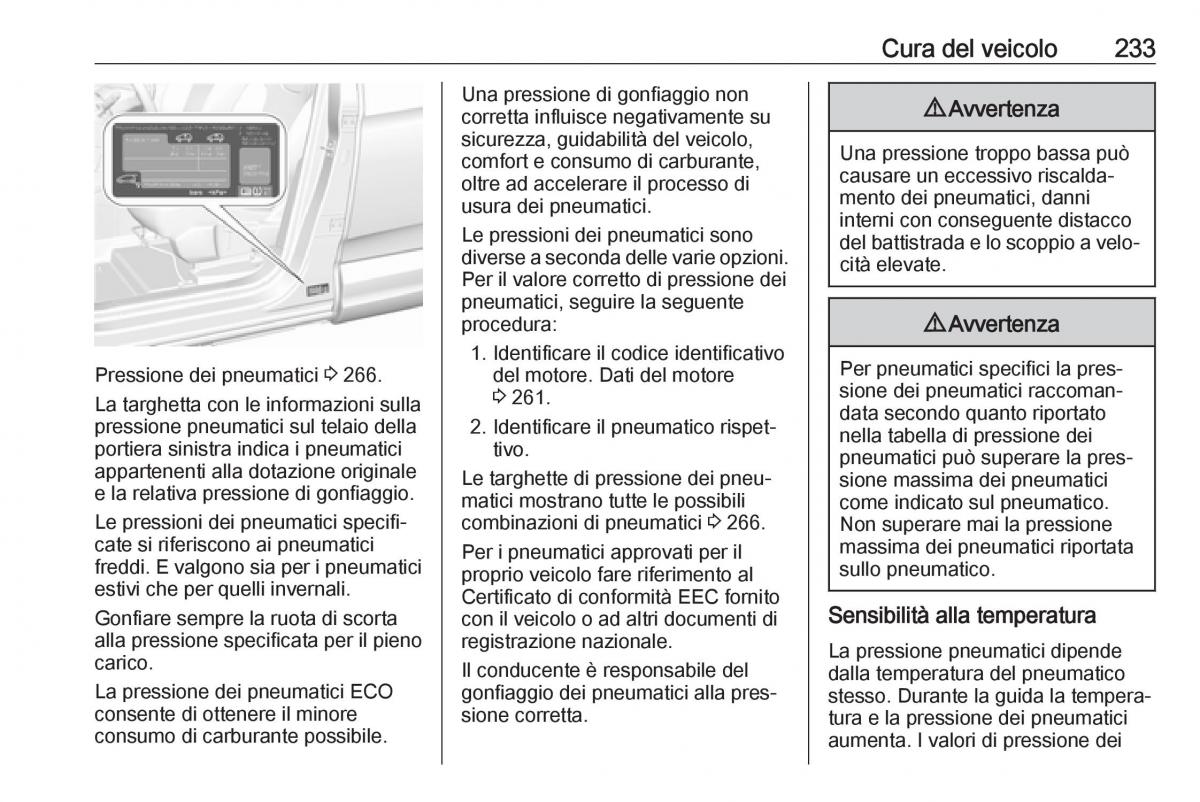 Opel Grandland X manuale del proprietario / page 235