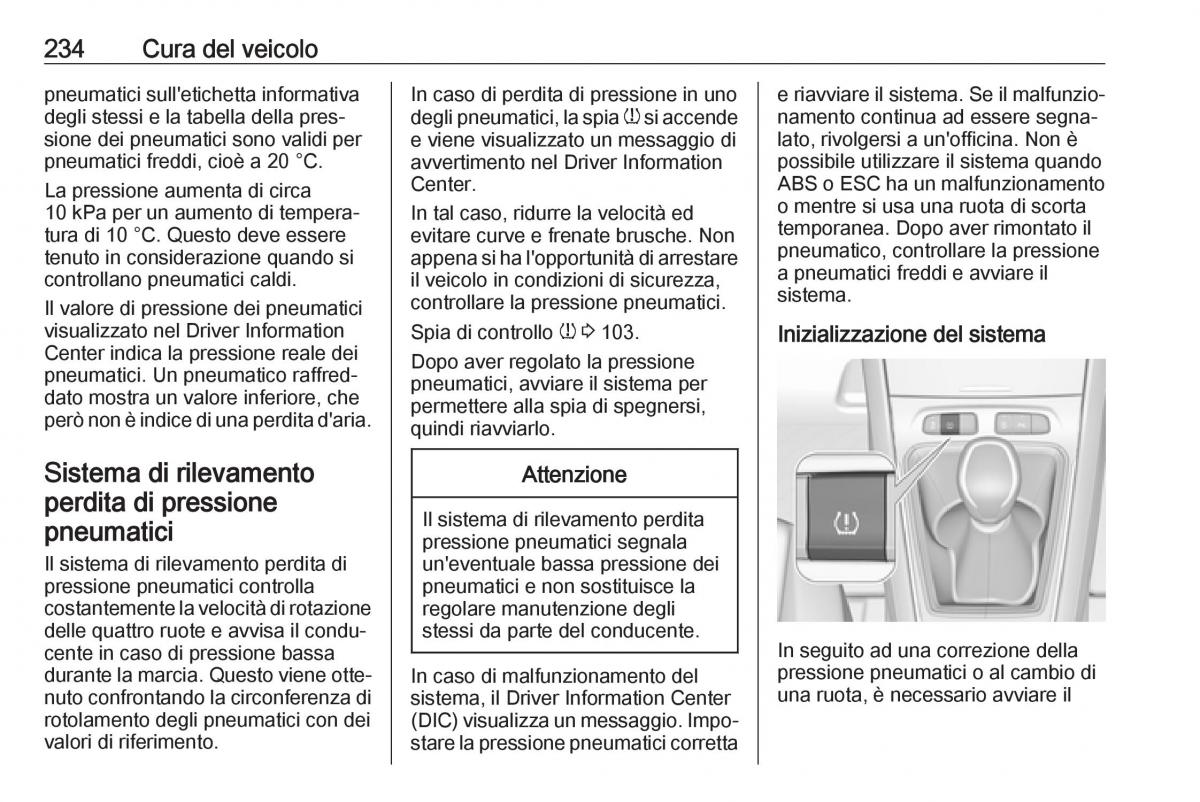 Opel Grandland X manuale del proprietario / page 236