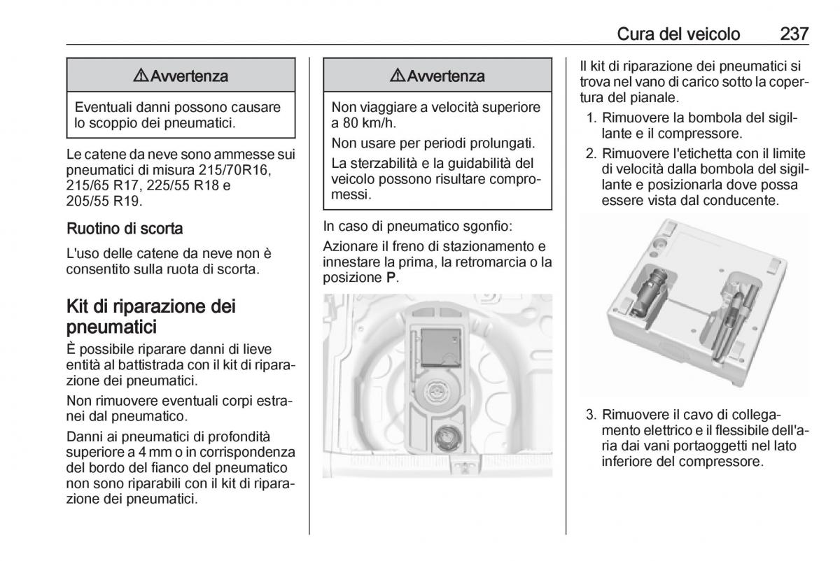 Opel Grandland X manuale del proprietario / page 239