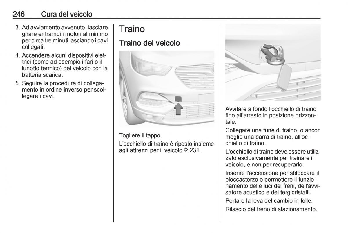 Opel Grandland X manuale del proprietario / page 248