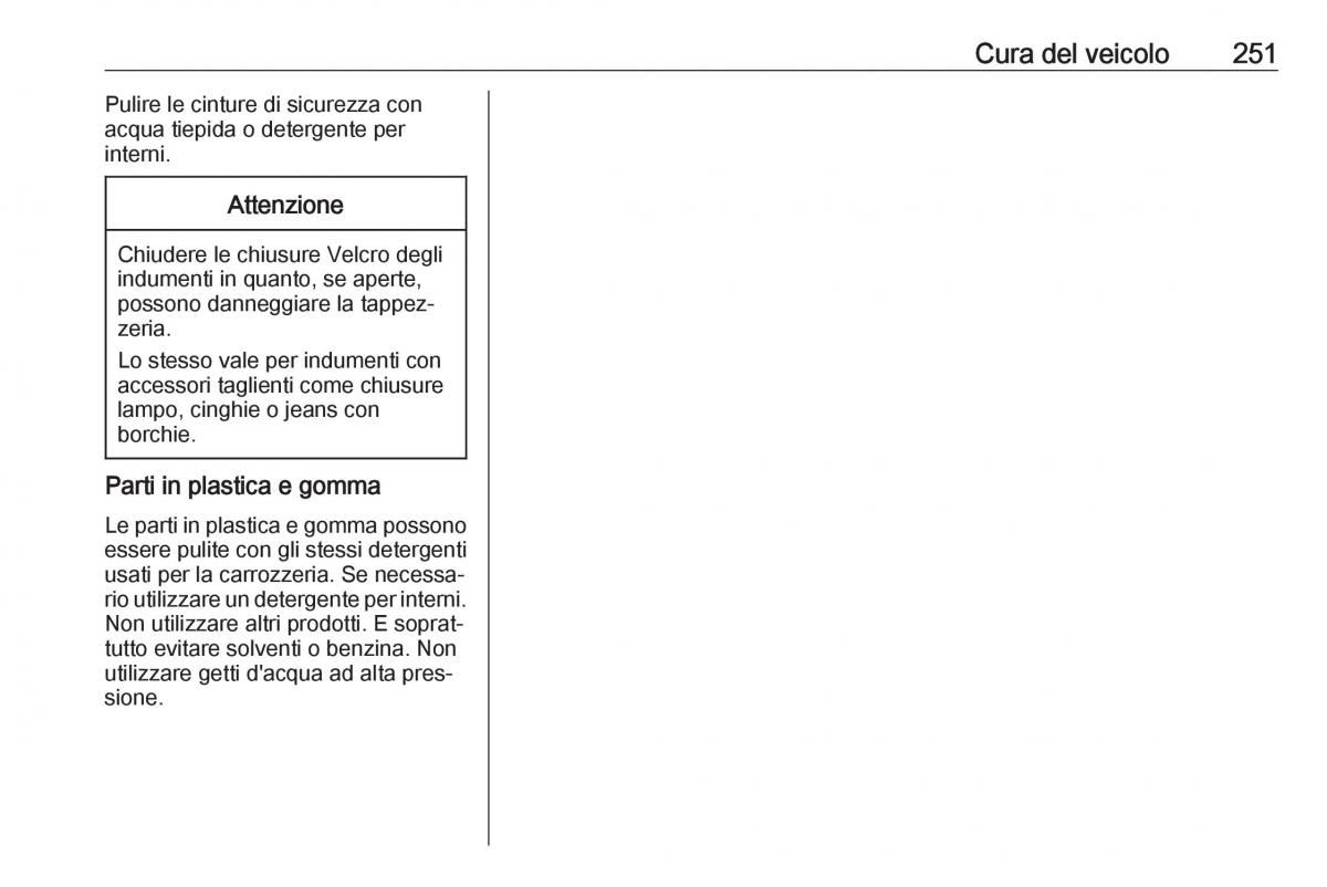 Opel Grandland X manuale del proprietario / page 253