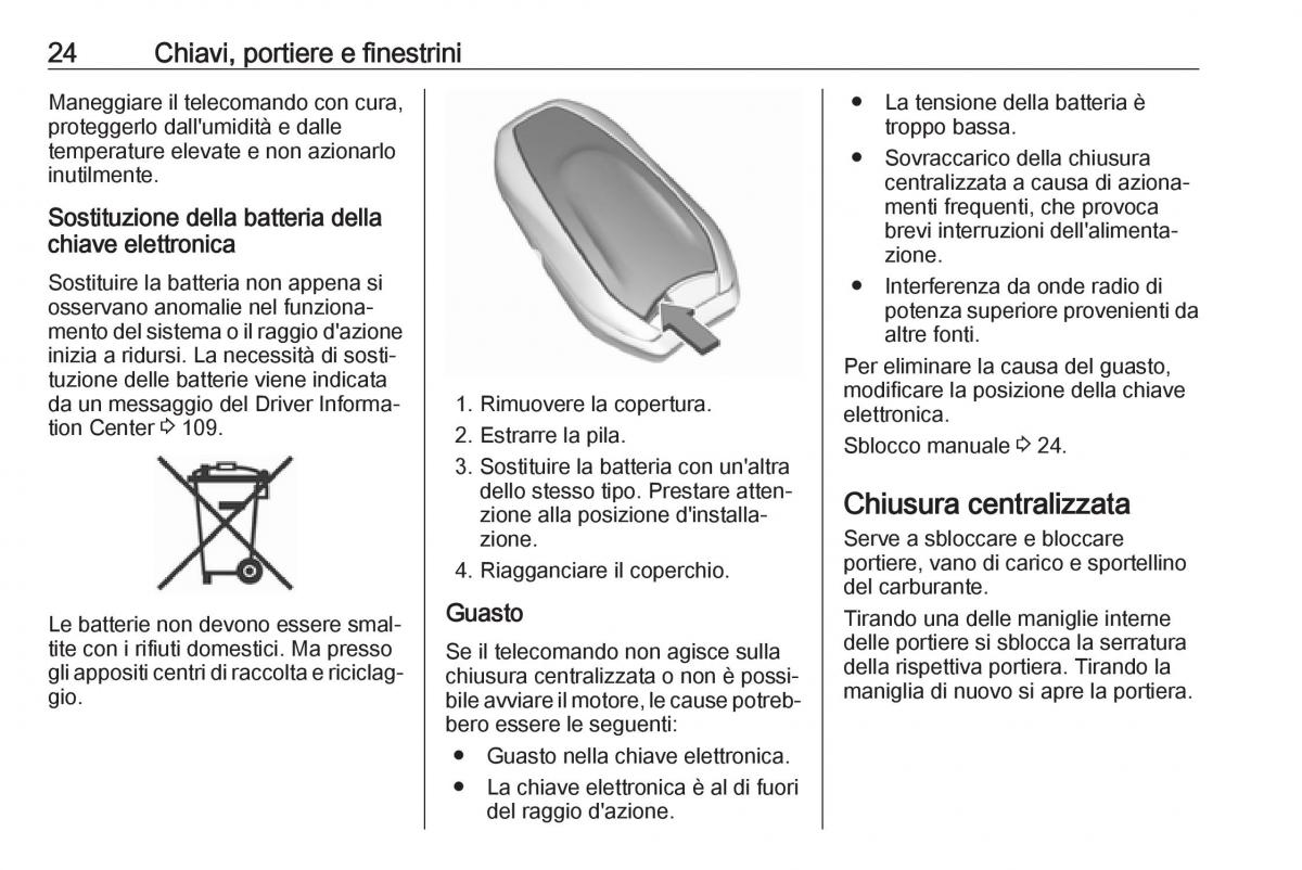 Opel Grandland X manuale del proprietario / page 26