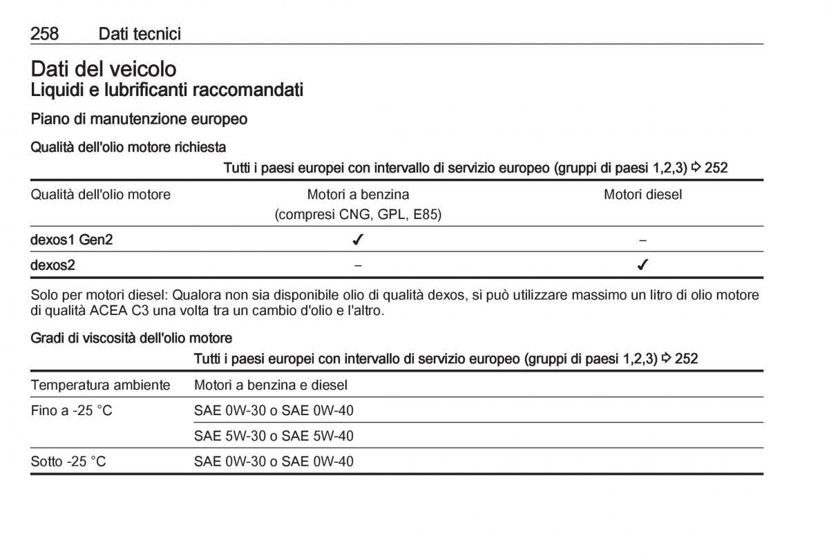 Opel Grandland X manuale del proprietario / page 260