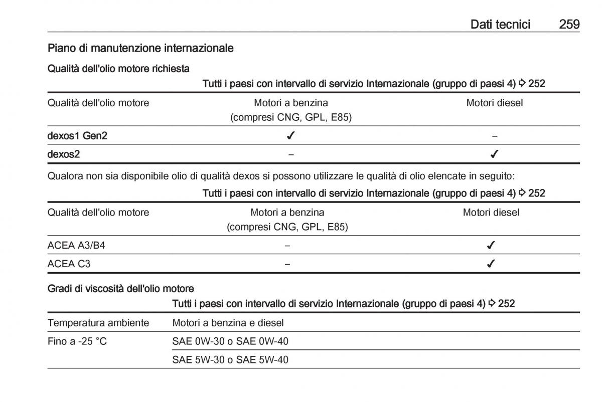 Opel Grandland X manuale del proprietario / page 261