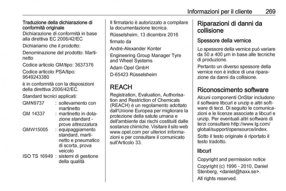 Opel Grandland X manuale del proprietario / page 271