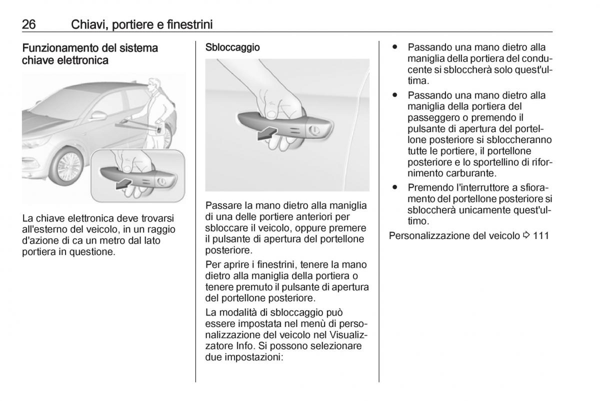 Opel Grandland X manuale del proprietario / page 28