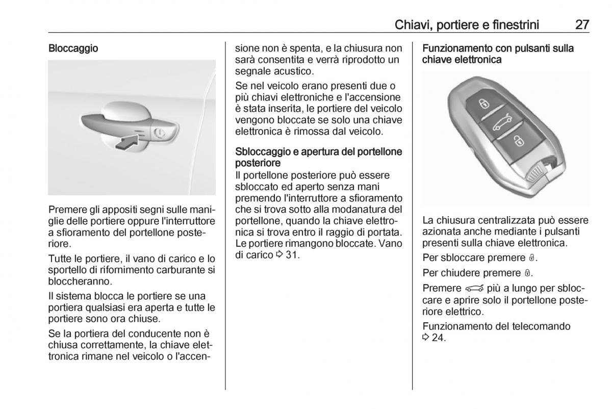 Opel Grandland X manuale del proprietario / page 29