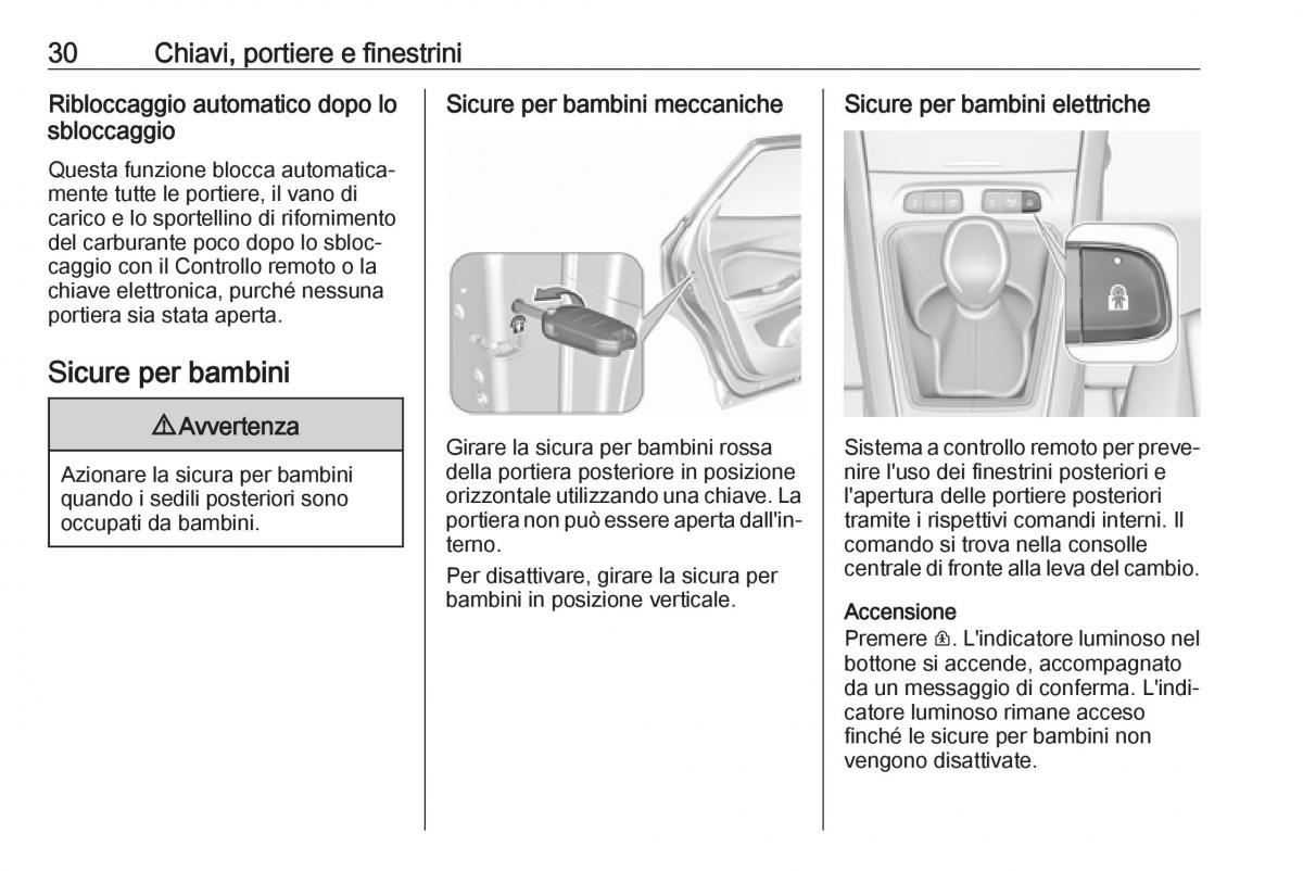 Opel Grandland X manuale del proprietario / page 32