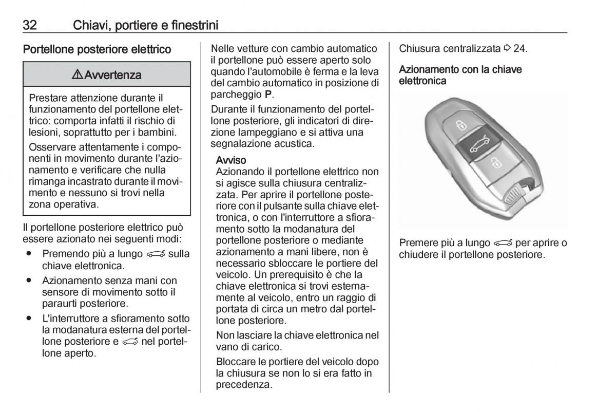 Opel Grandland X manuale del proprietario / page 34