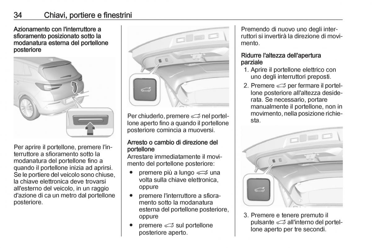 Opel Grandland X manuale del proprietario / page 36