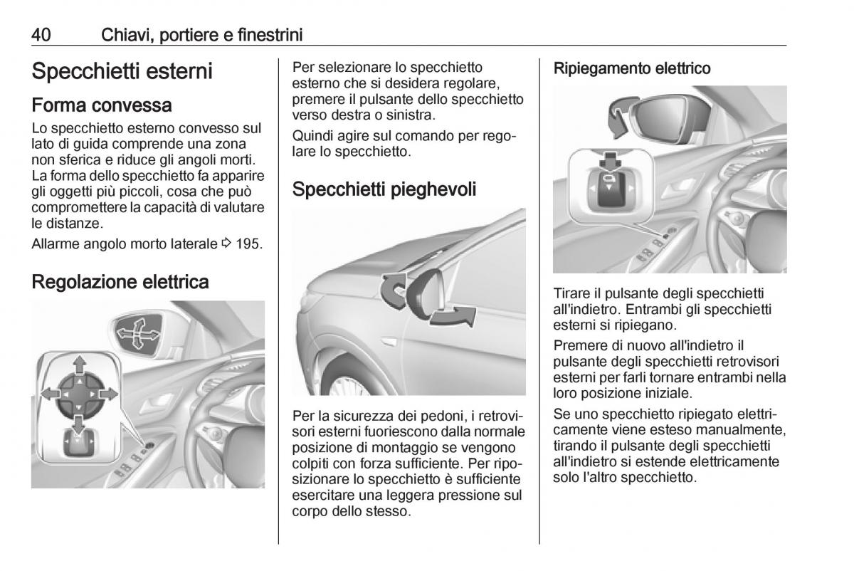 Opel Grandland X manuale del proprietario / page 42