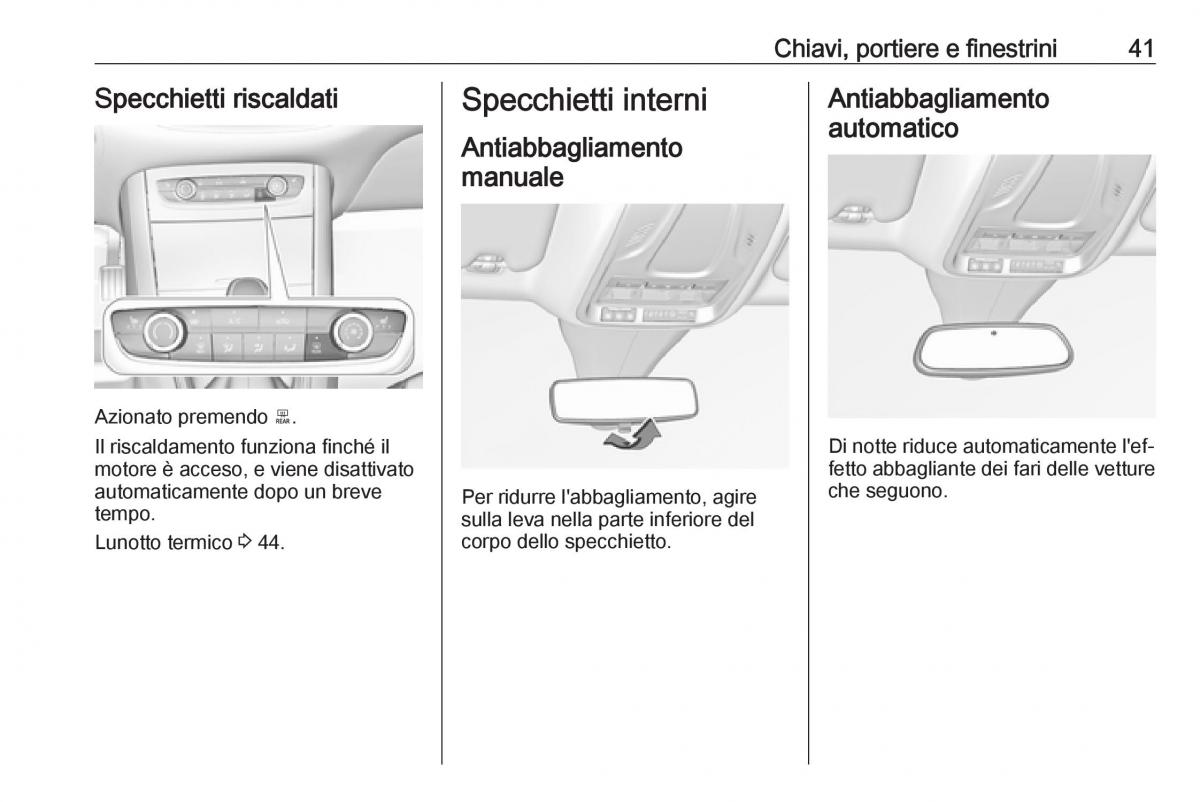 Opel Grandland X manuale del proprietario / page 43