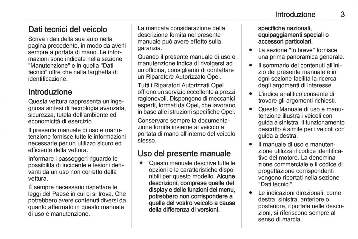 Opel Grandland X manuale del proprietario / page 5