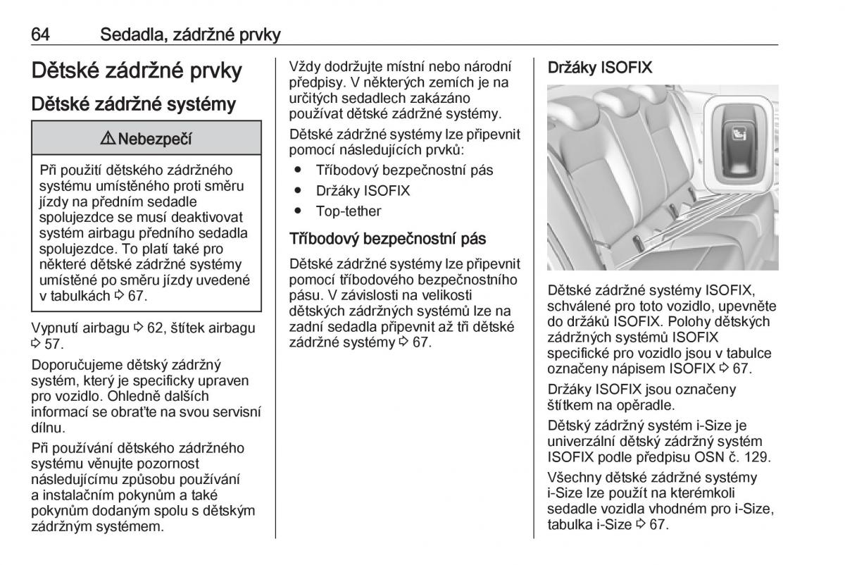 Opel Insignia B navod k obsludze / page 66