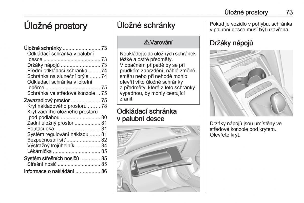 Opel Insignia B navod k obsludze / page 75