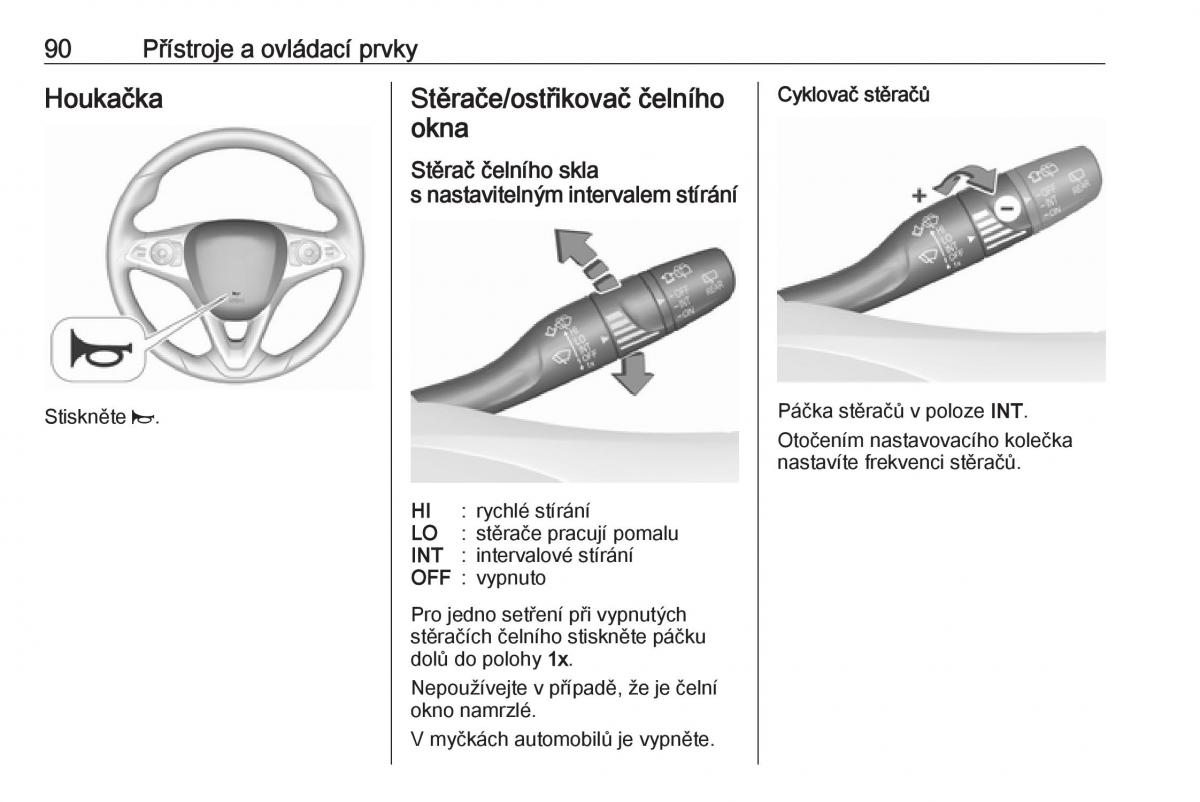 Opel Insignia B navod k obsludze / page 92