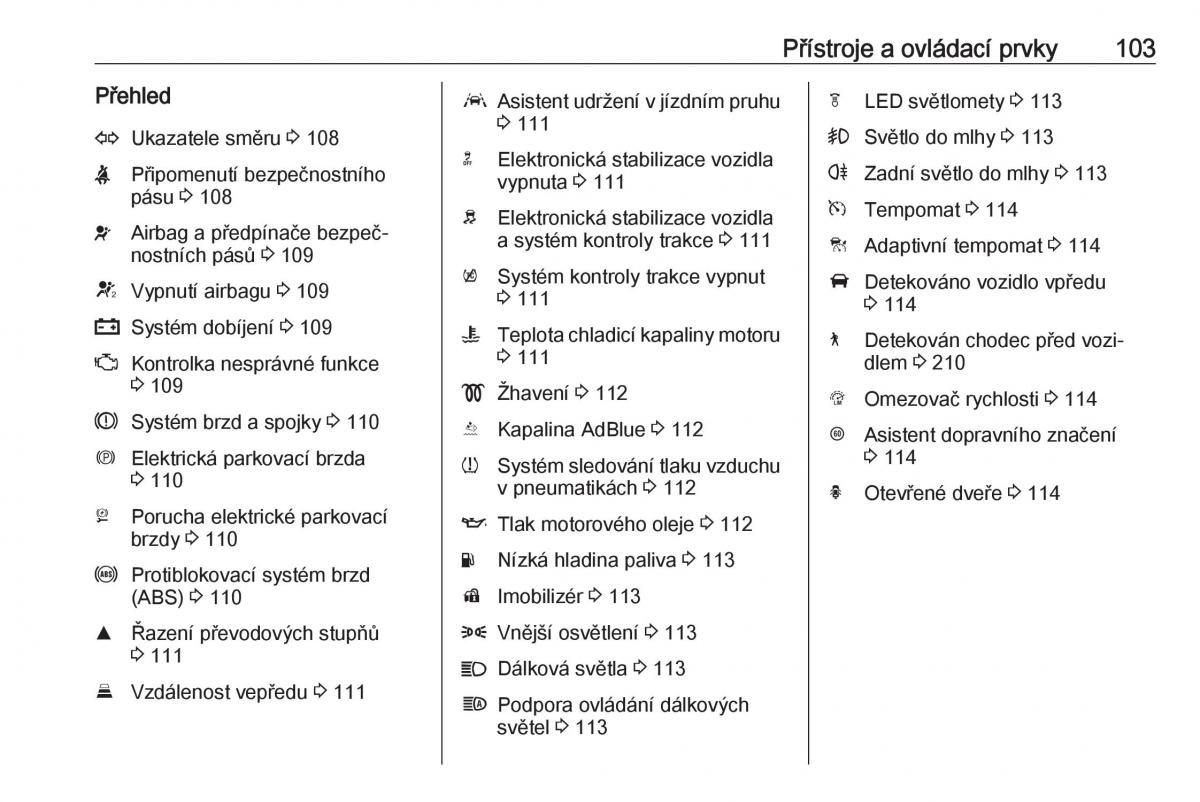 Opel Insignia B navod k obsludze / page 105