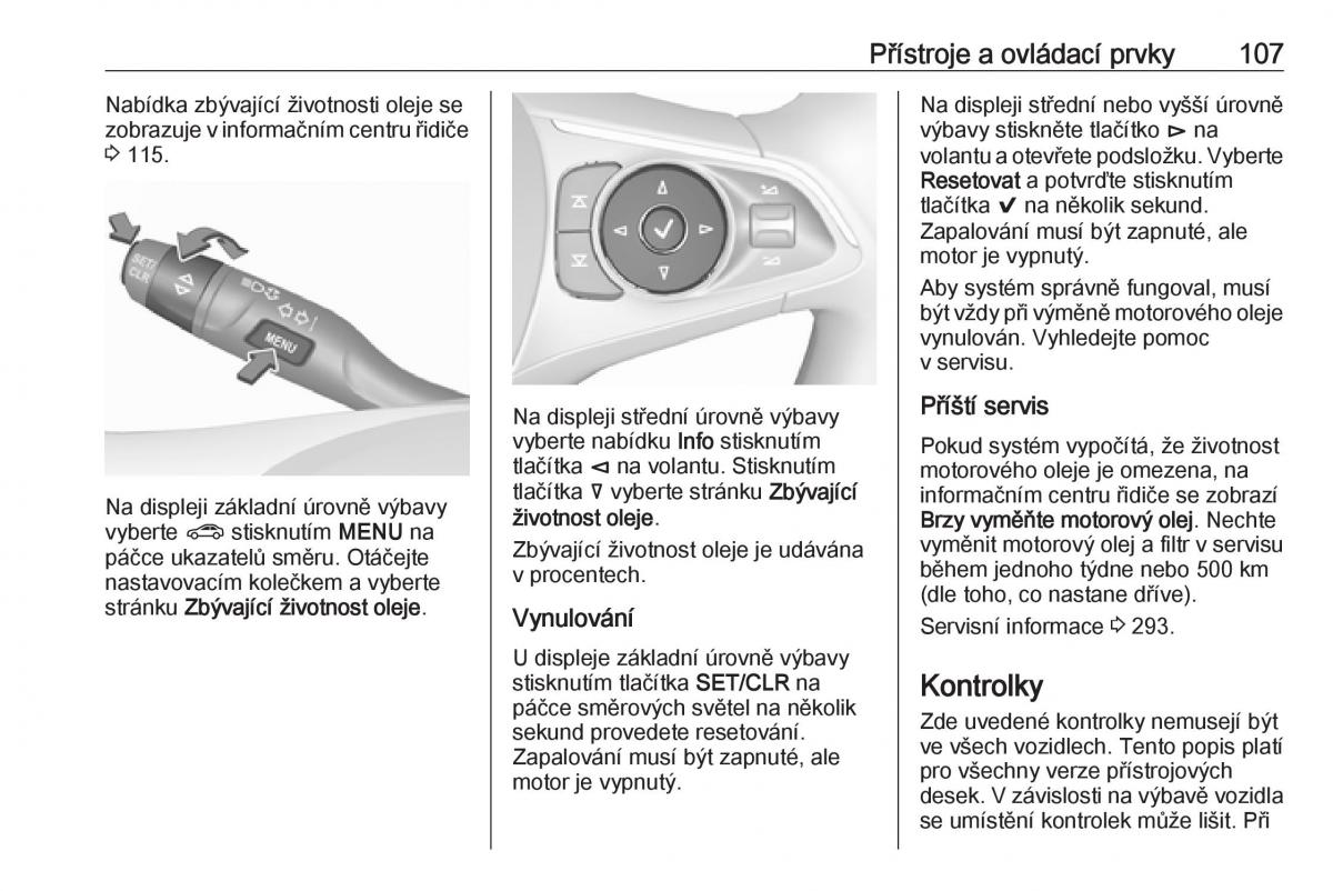 Opel Insignia B navod k obsludze / page 109