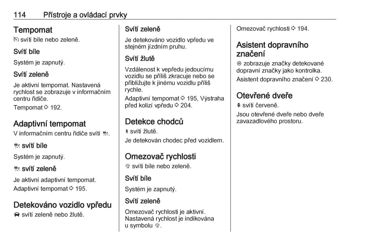 Opel Insignia B navod k obsludze / page 116